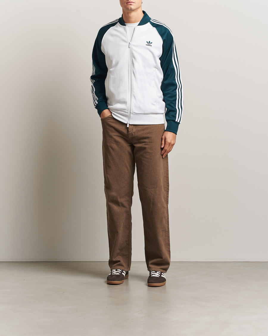 Homme | Pulls Et Tricots | adidas Originals | Classic Track Jacket White/Green
