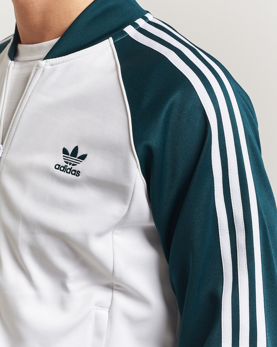 Homme | Pulls Et Tricots | adidas Originals | Classic Track Jacket White/Green