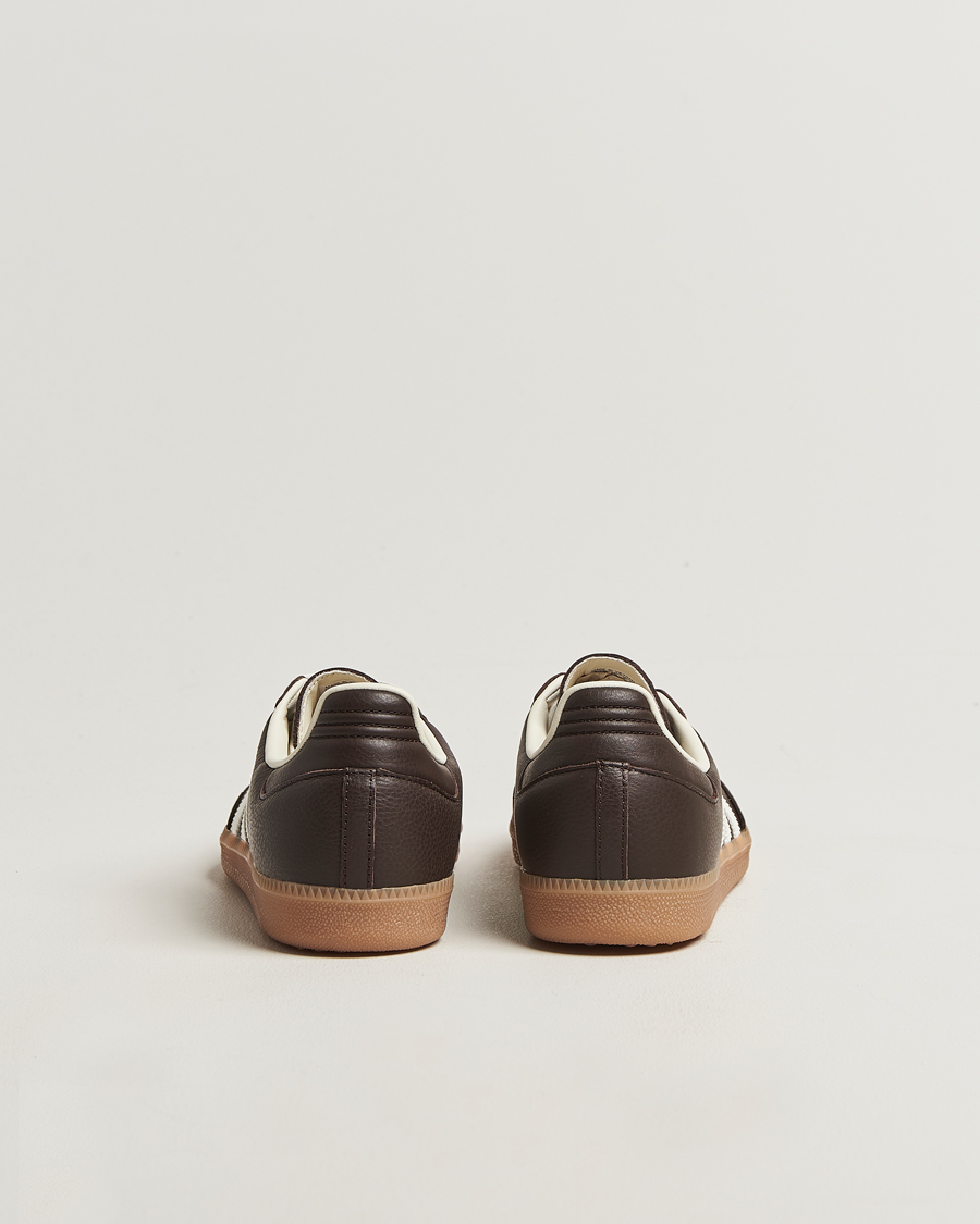 Homme | adidas Originals Samba OG Sneaker Dark Brown/Off White | adidas Originals | Samba OG Sneaker Dark Brown/Off White