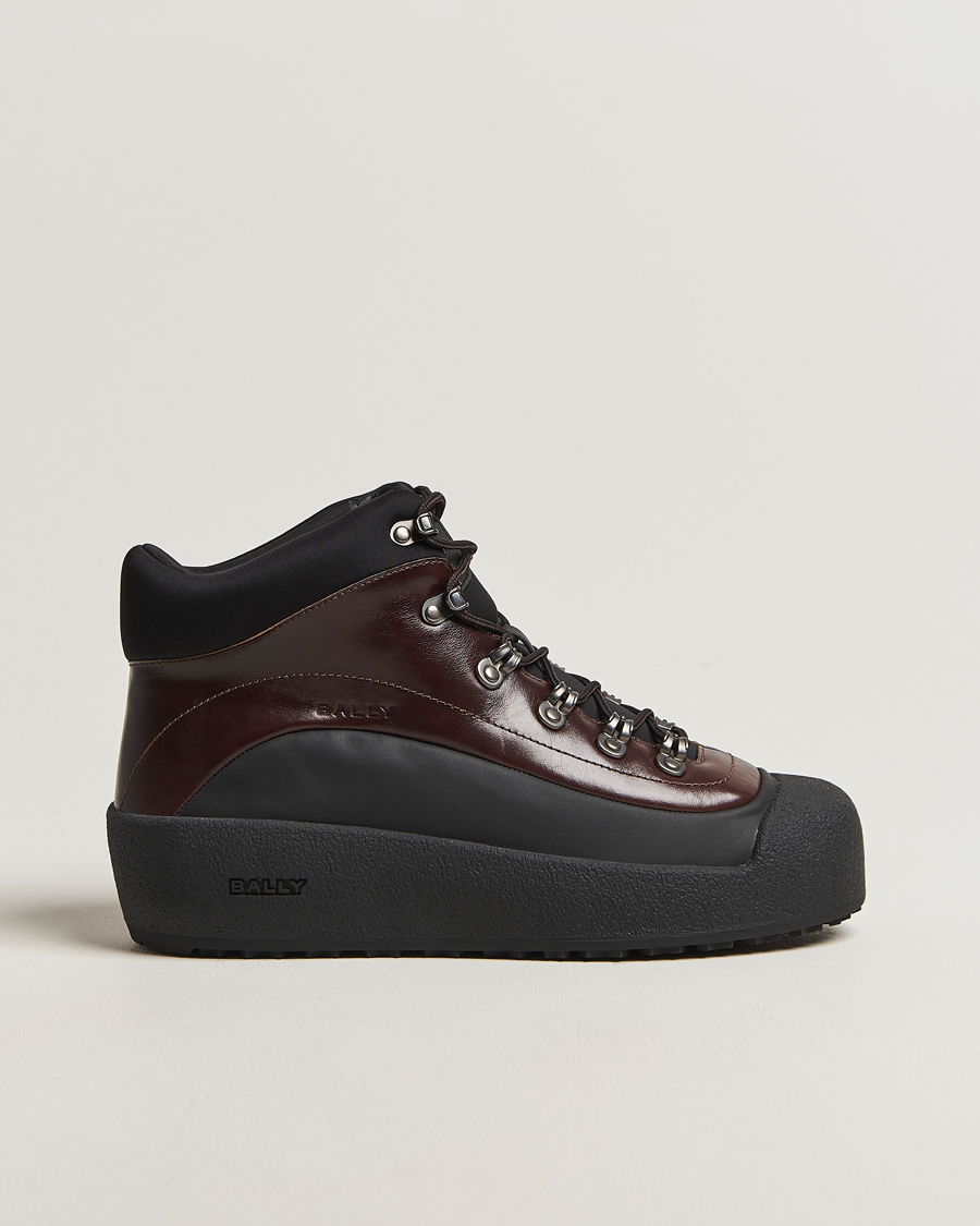 Homme | Bottes | Bally | Calys Laced Curling Boot Brown/Black