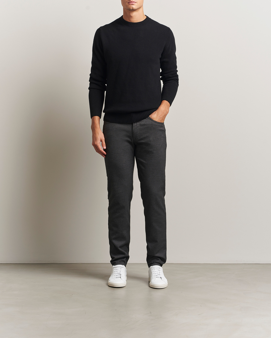 Homme | Pantalons | Brax | Cadiz Woo.Look 5-Pocket Pants Elephant Grey