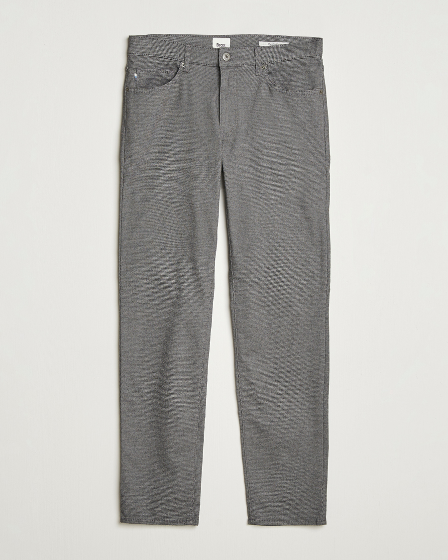 Homme | Pantalons | Brax | Cadiz Woo.Look 5-Pocket Pants Graphit