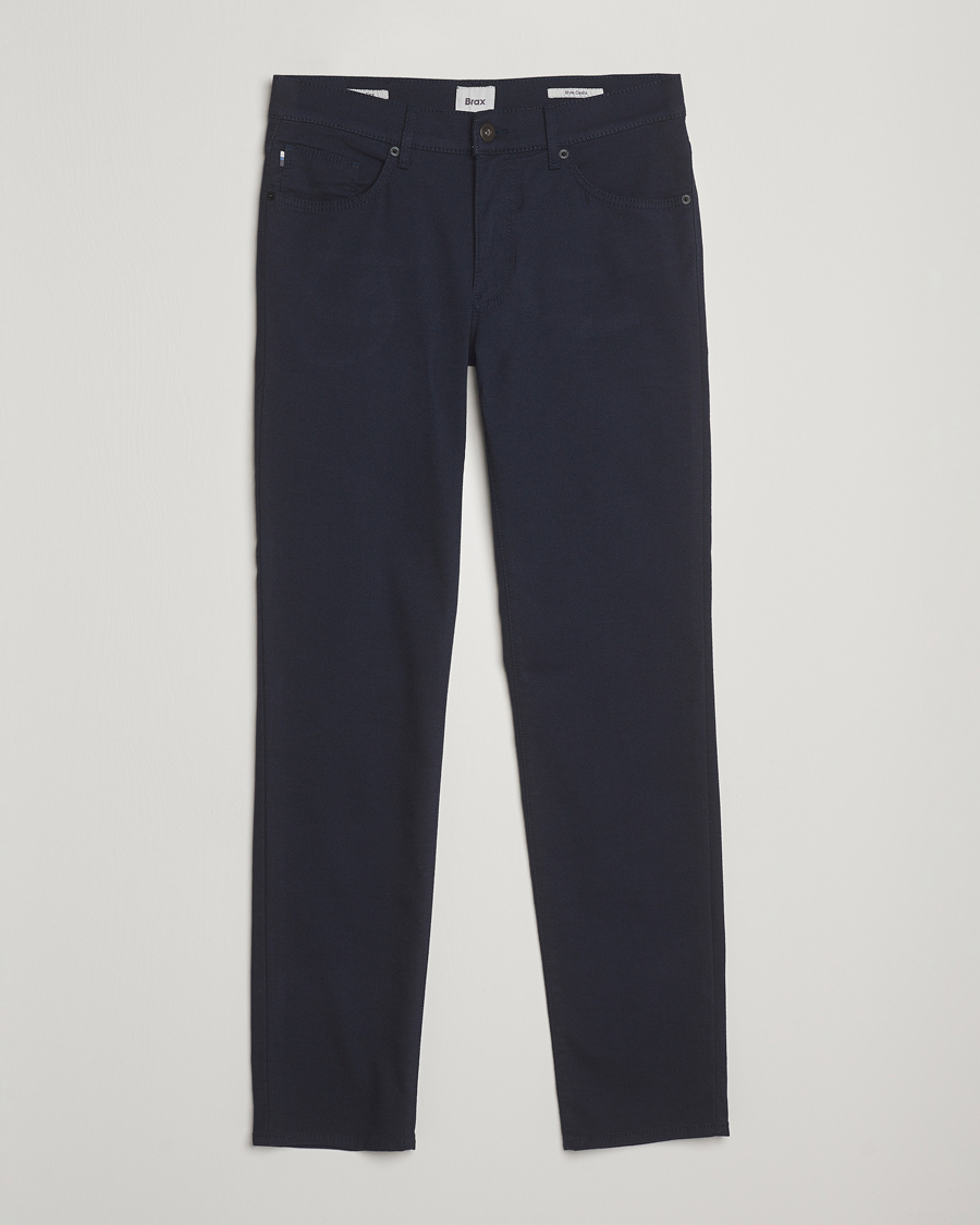 Homme | Pantalons | Brax | Cadiz Woo.Look 5-Pocket Pants Universe Blue