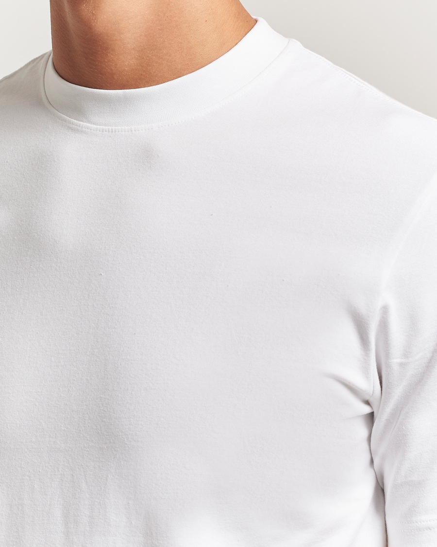 Homme | T-shirts | Bread & Boxers | High Neck T-Shirt White