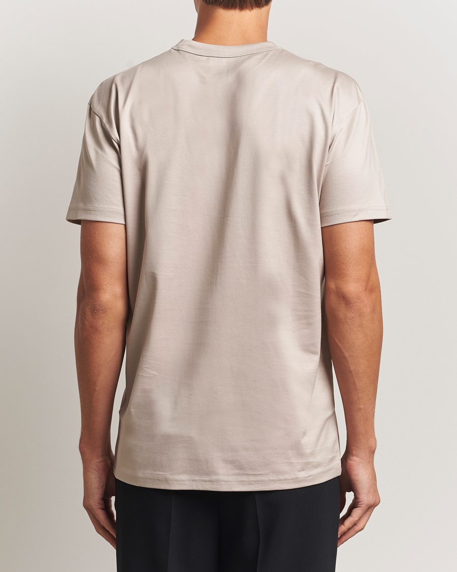 Homme | T-shirts | Bread & Boxers | Pima Cotton Crew Neck T-Shirt Greige