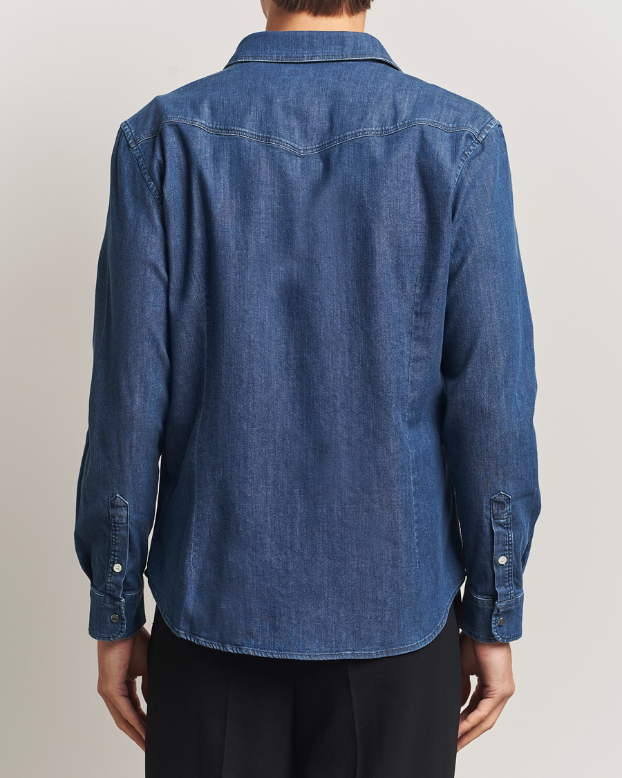 Homme | Chemises | Dondup | Pocket Denim Shirt Medium Blue