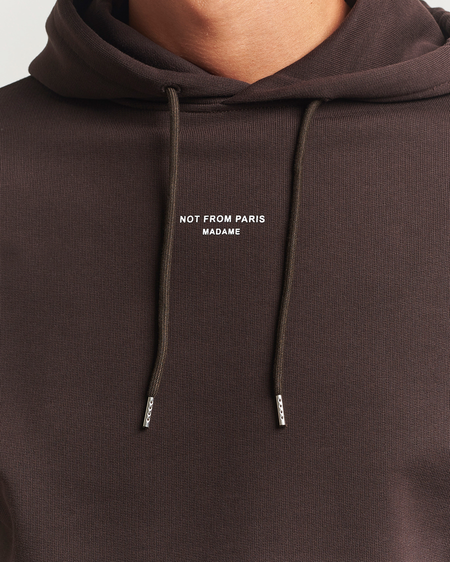 Homme | Pulls Et Tricots | Drôle de Monsieur | Classic Slogan Hoodie Dark Brown