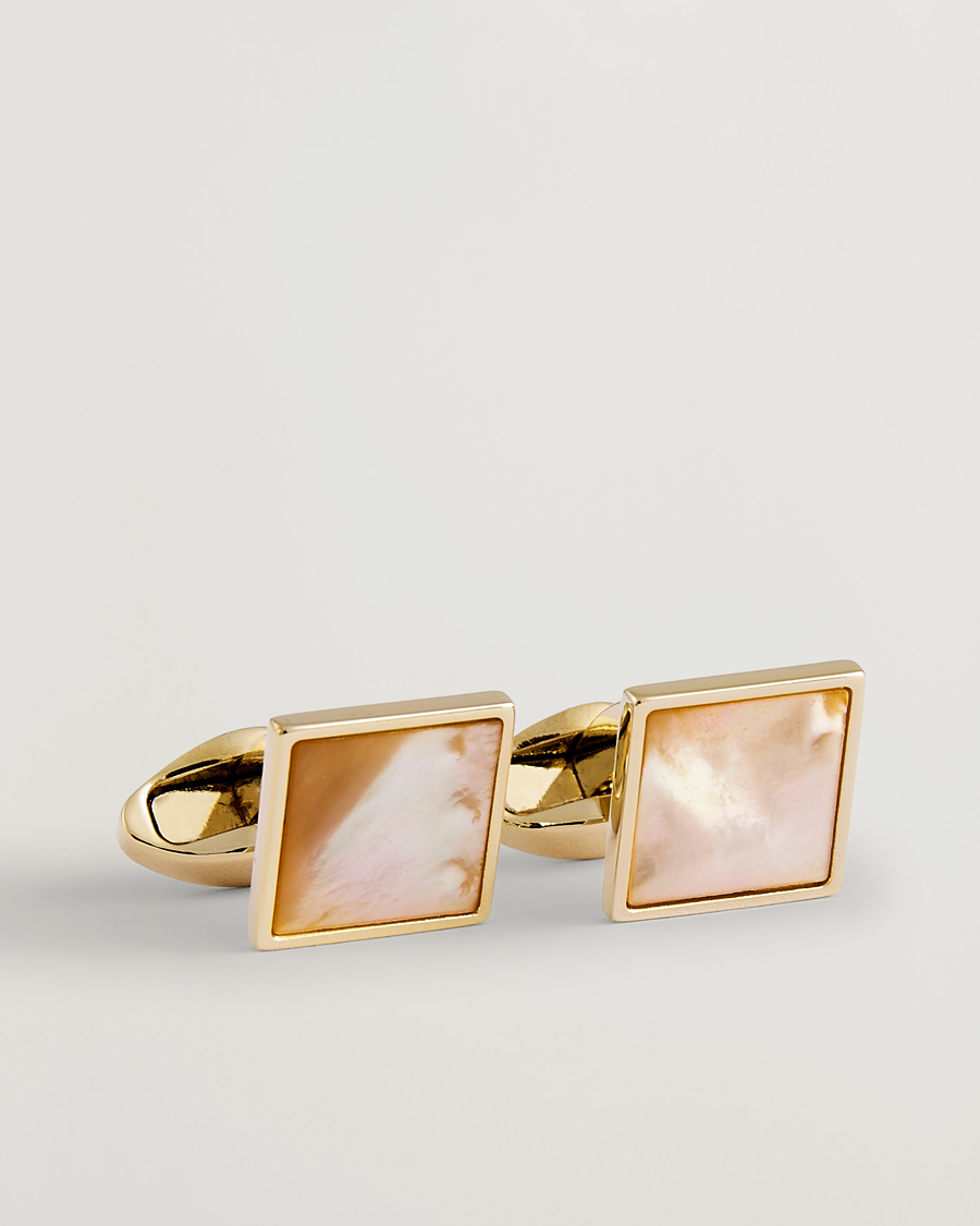 Homme | Boutons De Manchette | Eton | Mother of Pearl Cufflink Beige