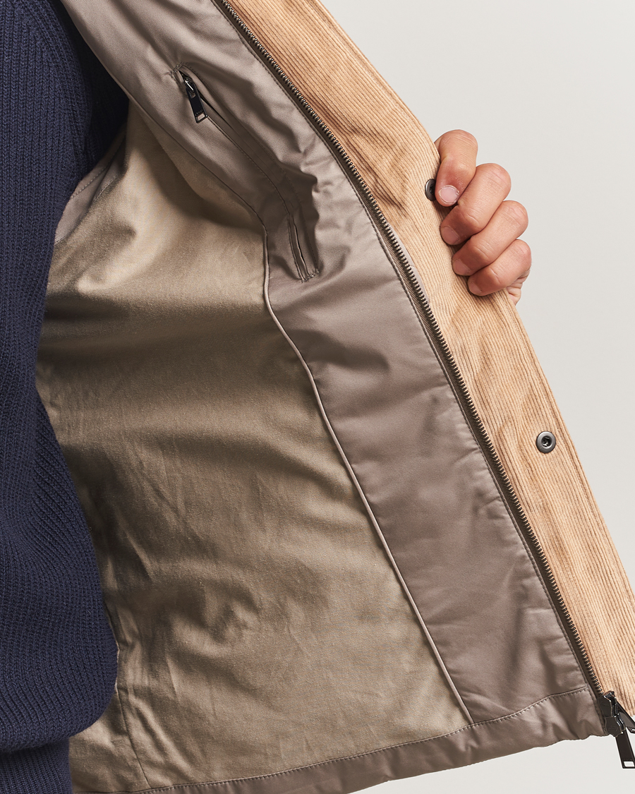 Homme | Manteaux Et Vestes | Eton | Quilted Shell Vest Beige