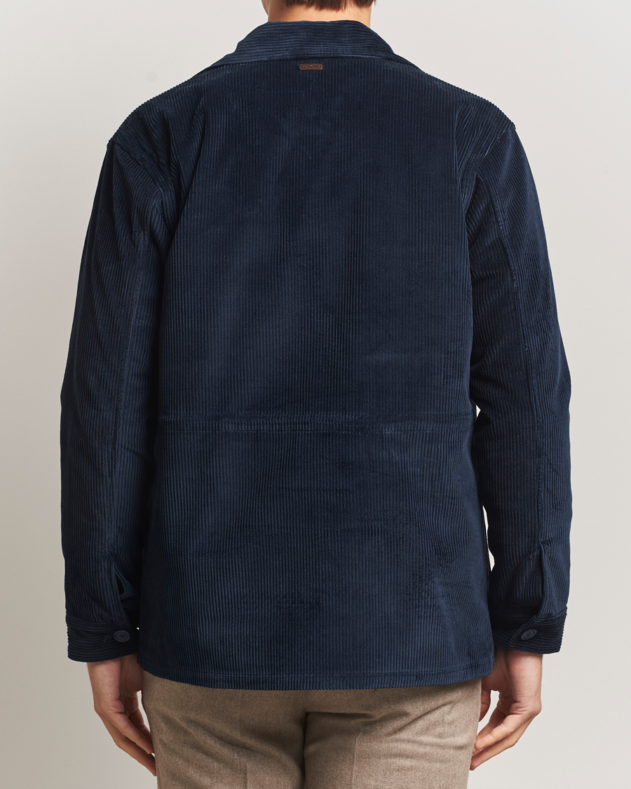 Homme | Manteaux Et Vestes | Eton | Corduroy Field Jacket Navy