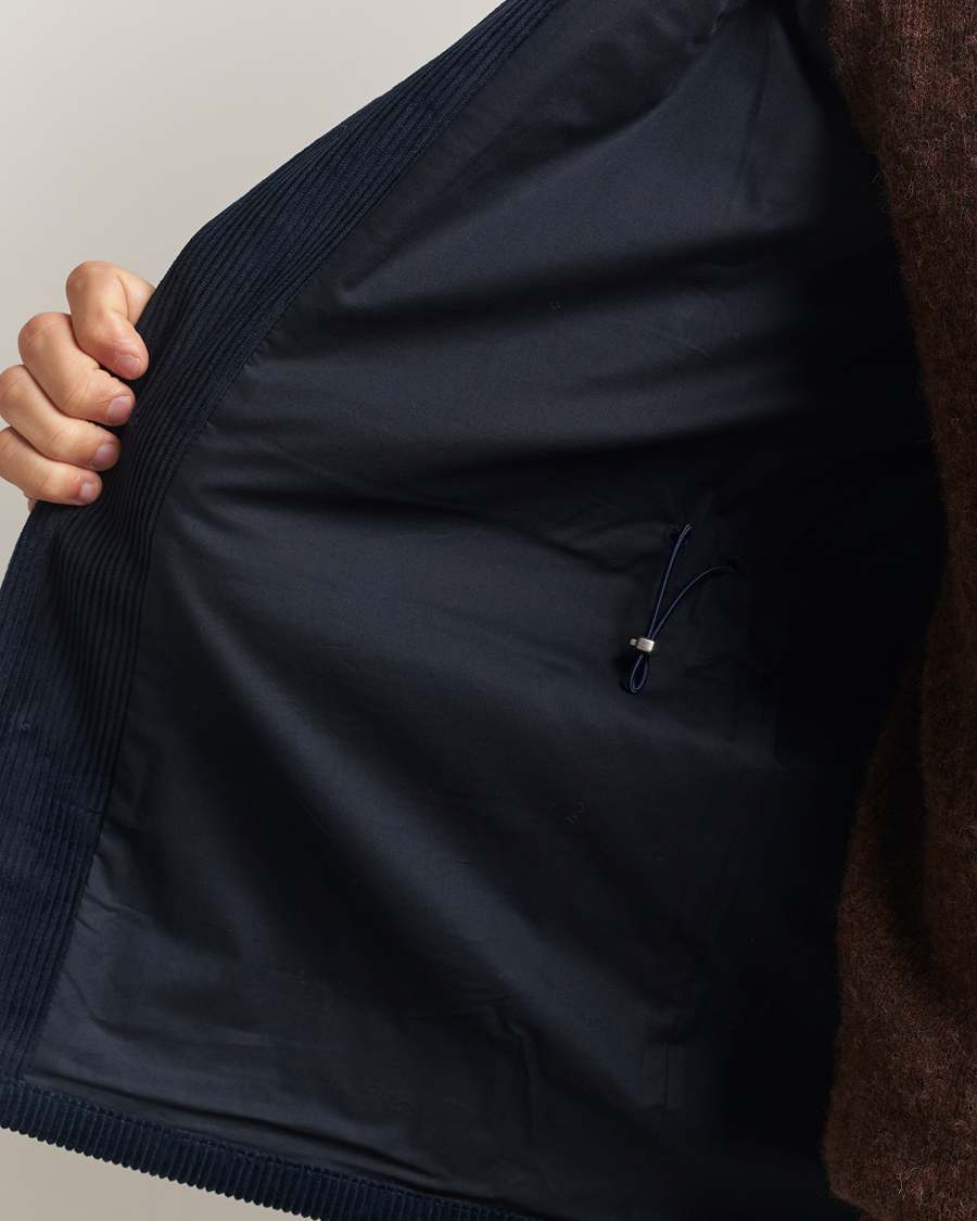Homme | Manteaux Et Vestes | Eton | Corduroy Field Jacket Navy