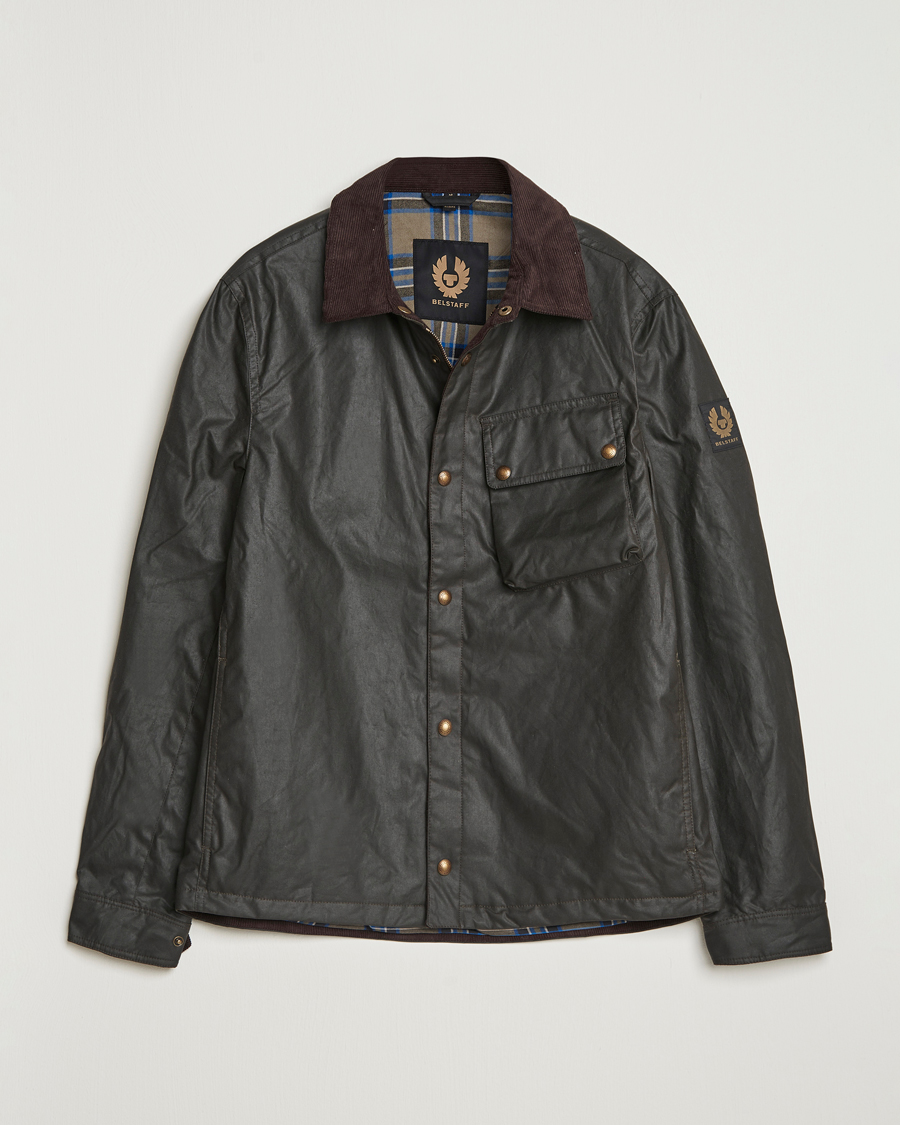 Homme | Manteaux Et Vestes | Belstaff | Ground Wax Jacket Faded Olive