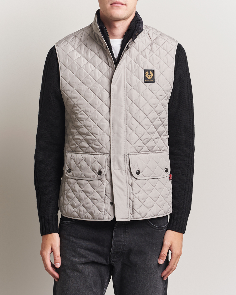 Homme | Gilets | Belstaff | Icon Gilet Cement Grey