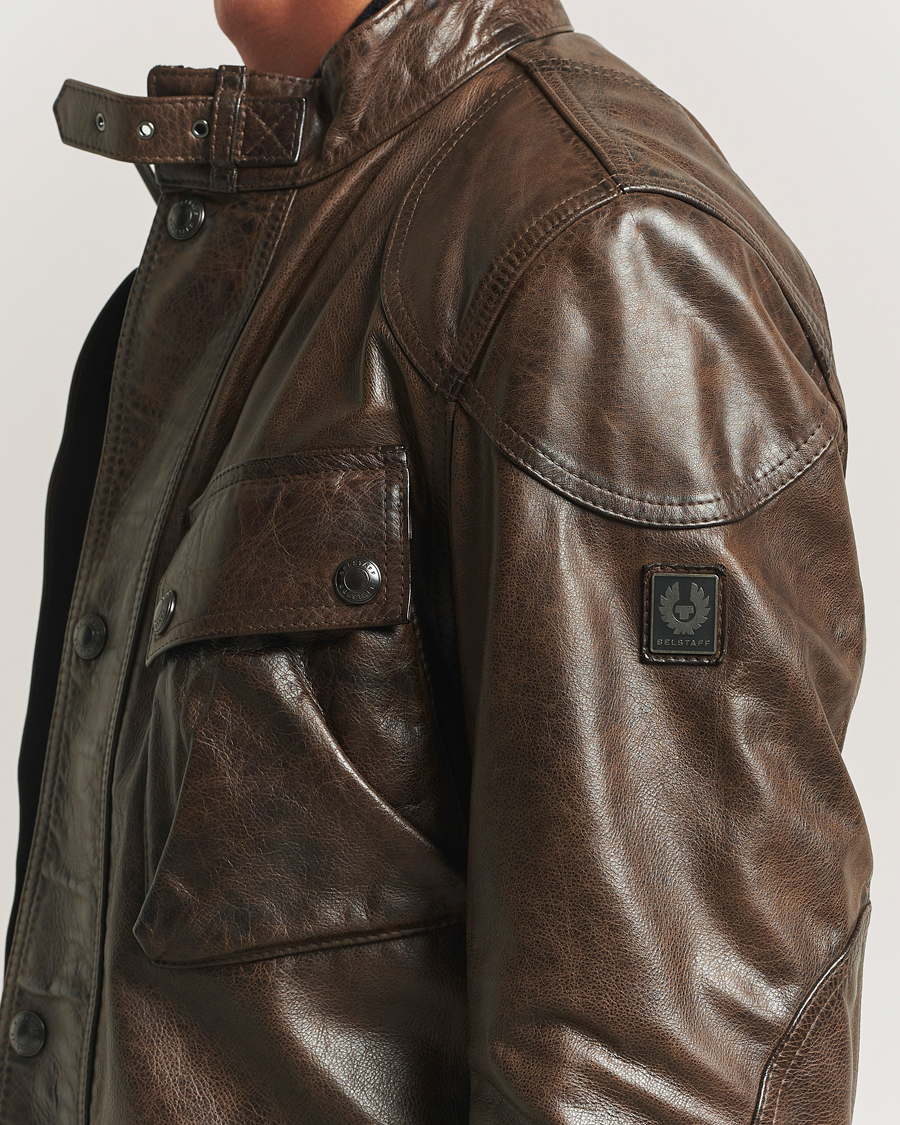 Homme | Manteaux Et Vestes | Belstaff | Trailmaster Panther Leather Jacket Dark Earth