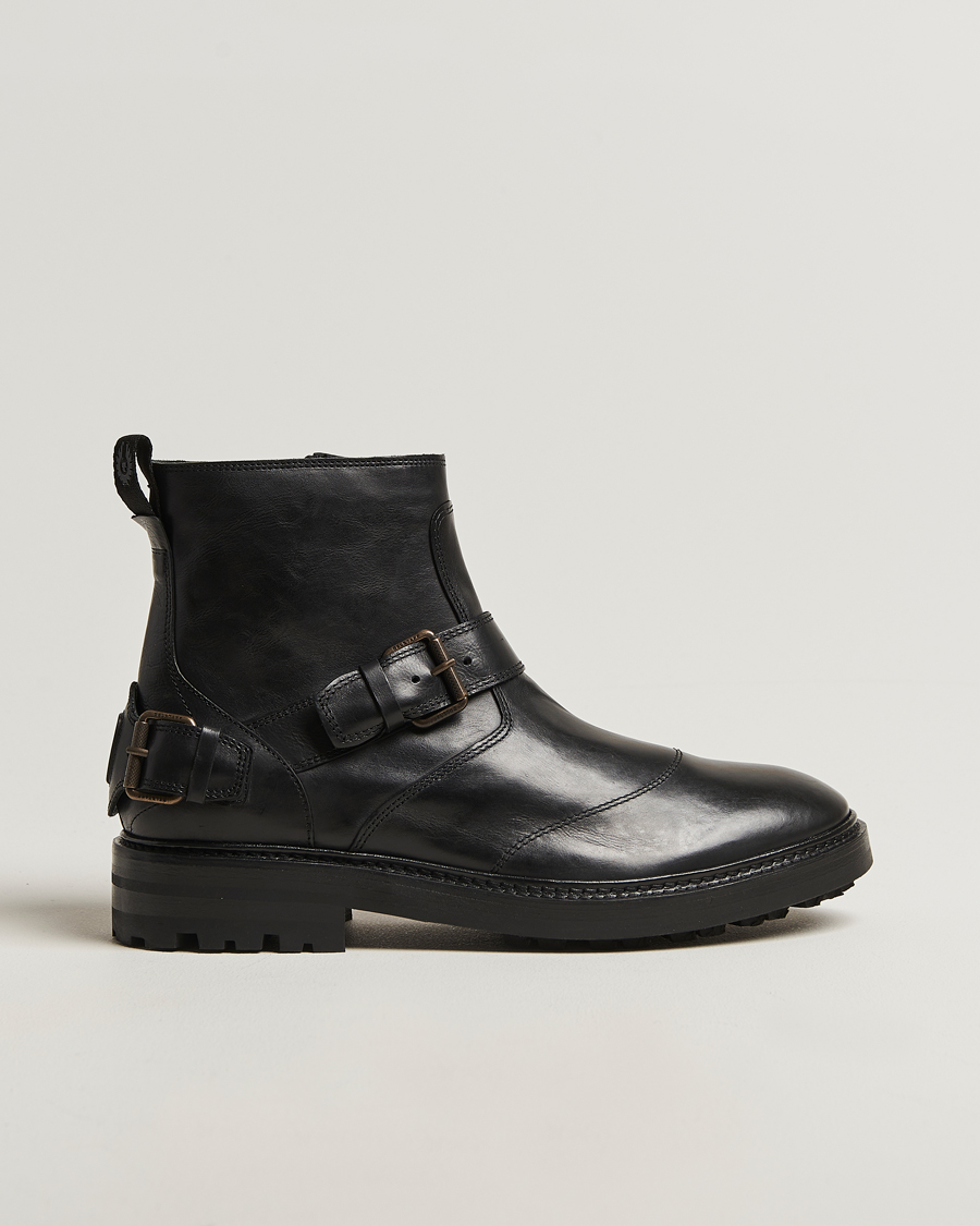 Homme | Belstaff Trailmaster Leather Boot Black | Belstaff | Trailmaster Leather Boot Black