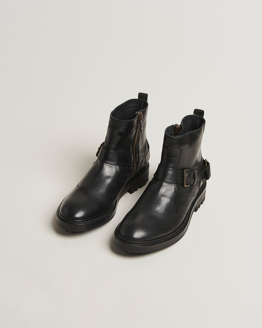 Homme | Belstaff Trailmaster Leather Boot Black | Belstaff | Trailmaster Leather Boot Black