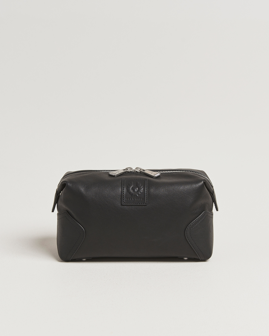 Homme | Belstaff Maclagan Leather Wash Bag Black | Belstaff | Maclagan Leather Wash Bag Black