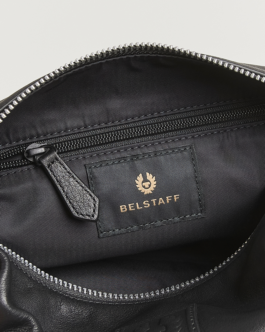 Homme | Belstaff Maclagan Leather Wash Bag Black | Belstaff | Maclagan Leather Wash Bag Black