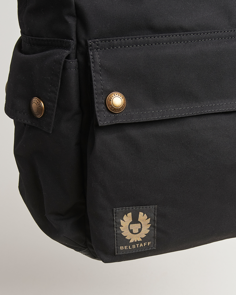 Homme | Belstaff Trailmaster 2-Way Wax Tote Black | Belstaff | Trailmaster 2-Way Wax Tote Black