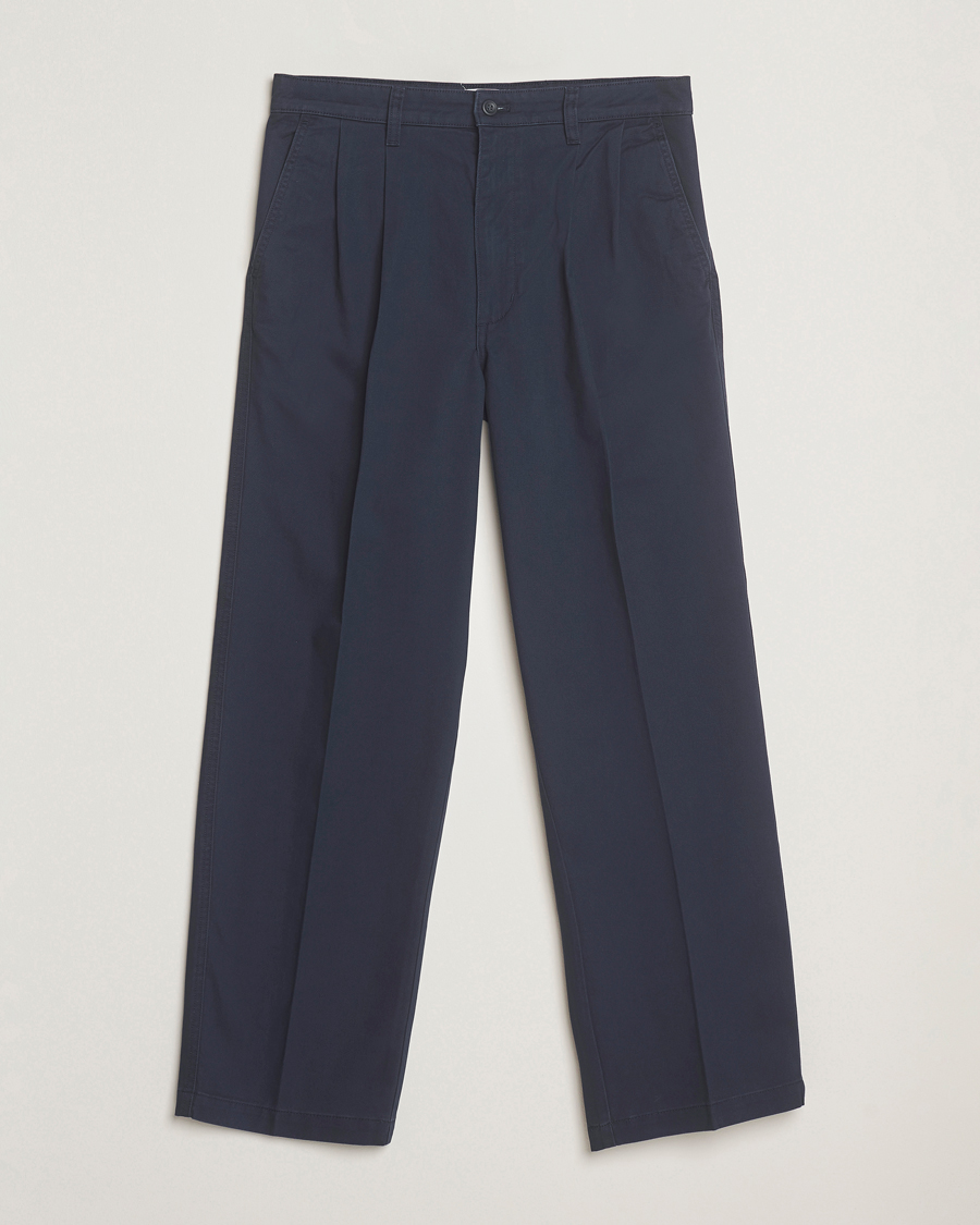 Homme | Pantalons | Dockers | Original Pleated Chino Loose Navy