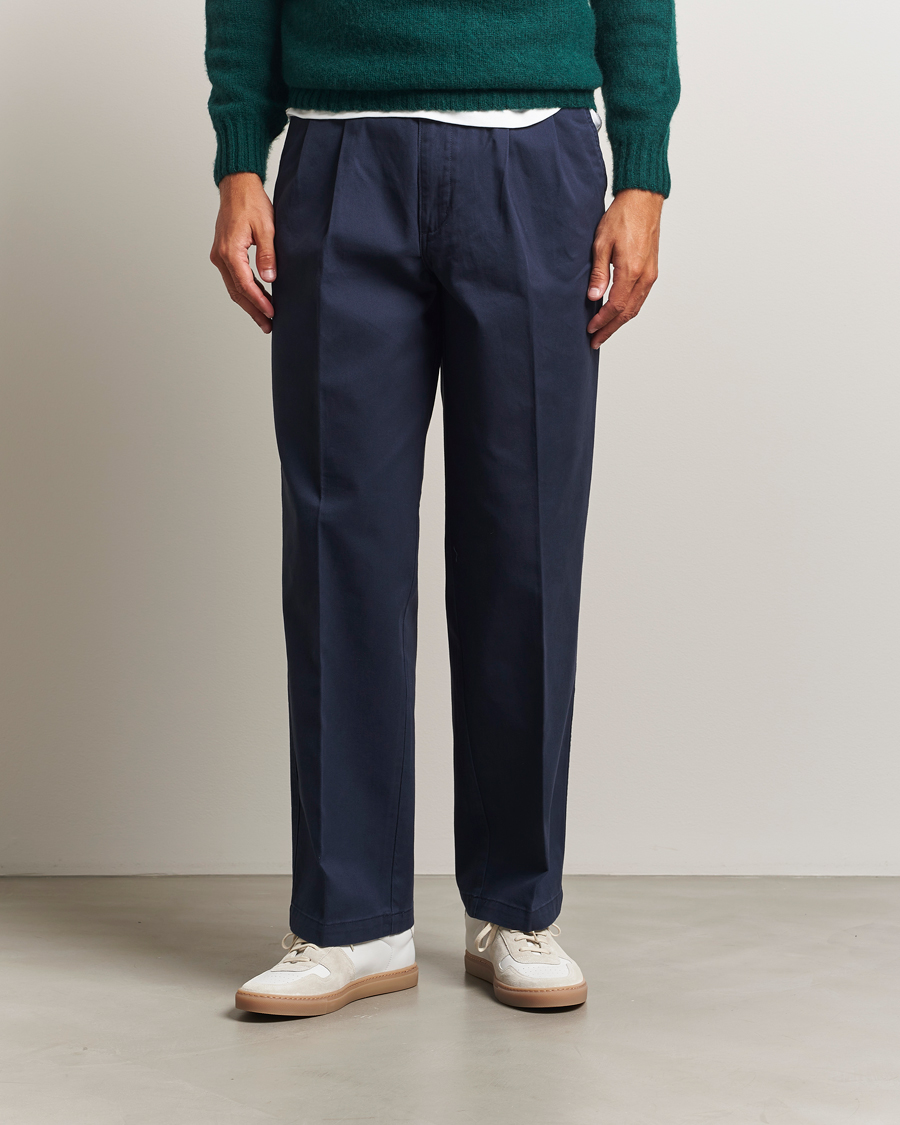 Homme | Pantalons | Dockers | Original Pleated Chino Loose Navy
