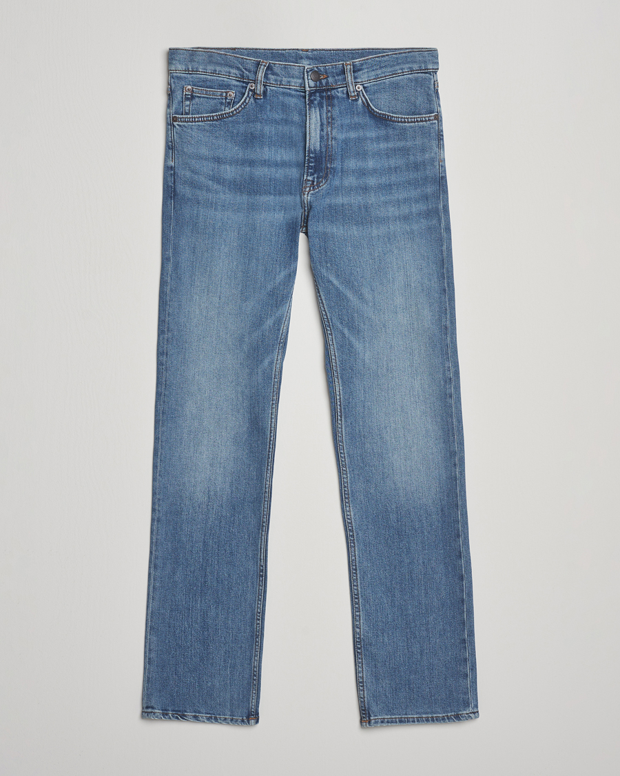 Homme | Jeans | GANT | Regular Fit Jeans Mid Blue Worn In
