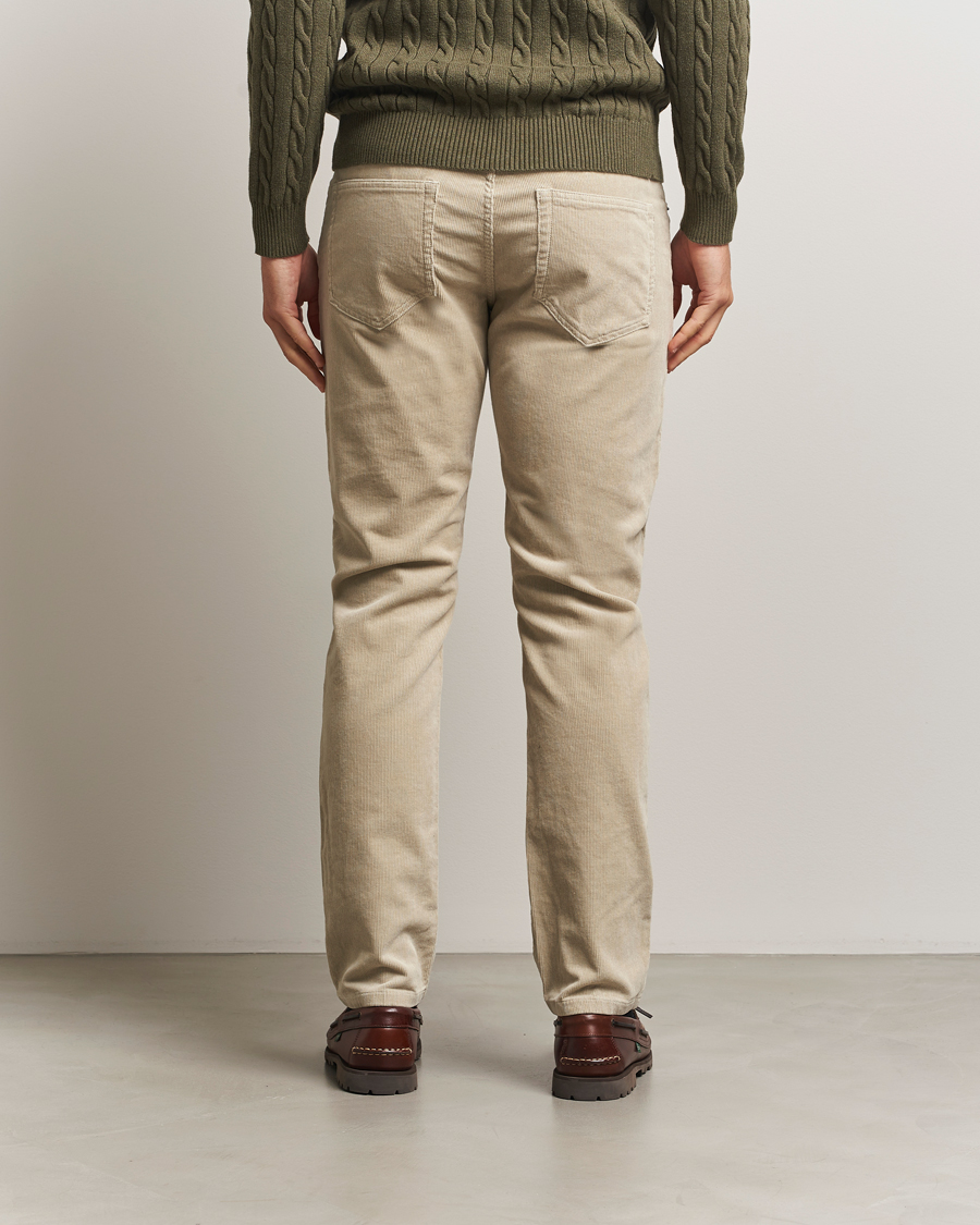 Homme | Pantalons | GANT | Cord 5-Pocket Jeans Greige