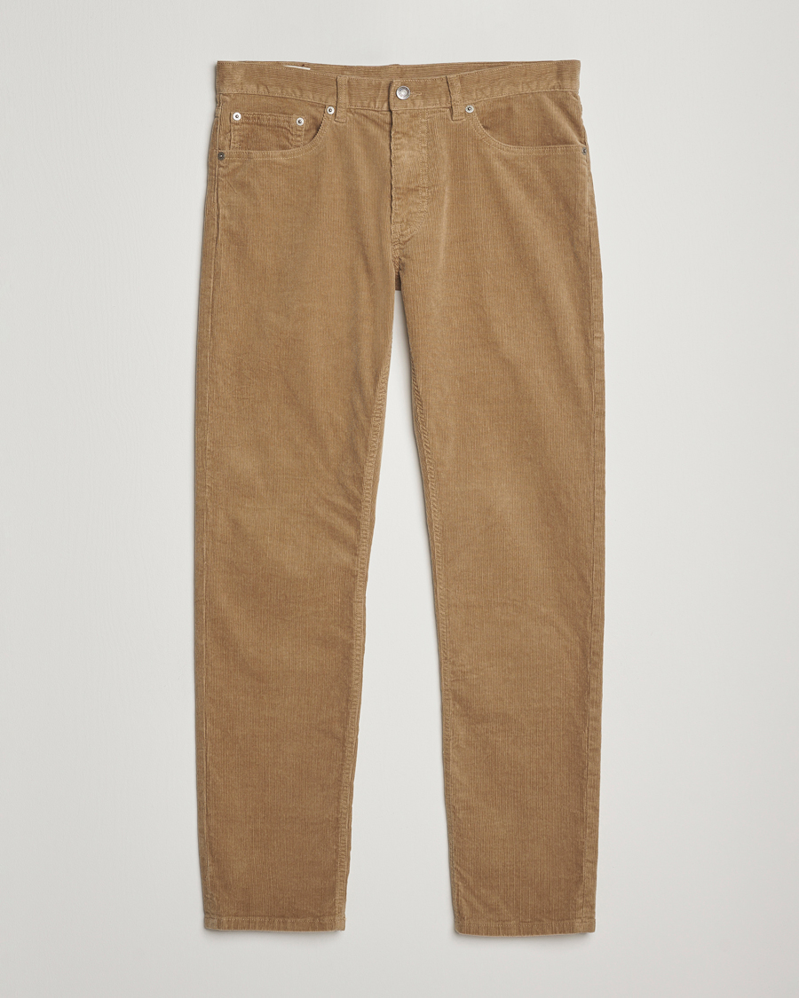 Homme | Pantalons | Gant | Cord 5-Pocket Jeans Light Taupe