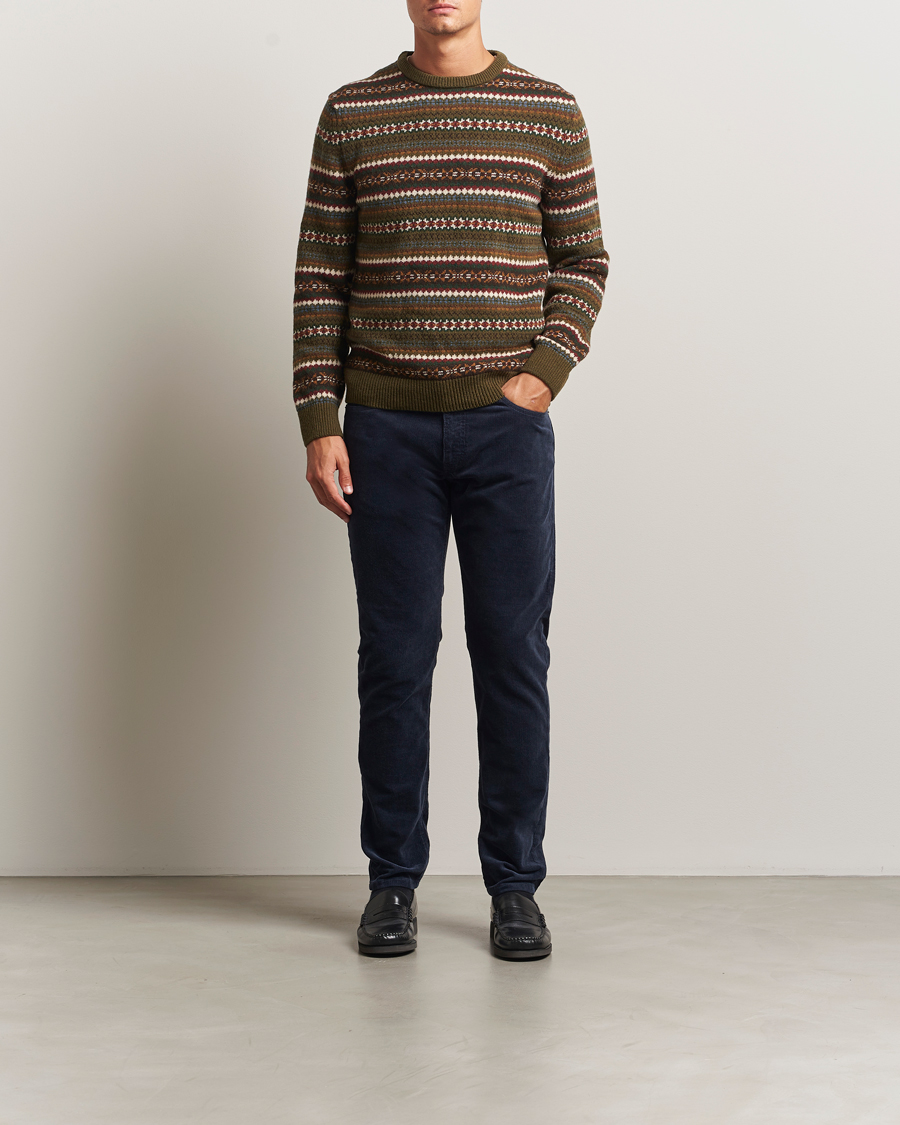 Homme | Pantalons | Gant | Cord 5-Pocket Jeans Evening Blue