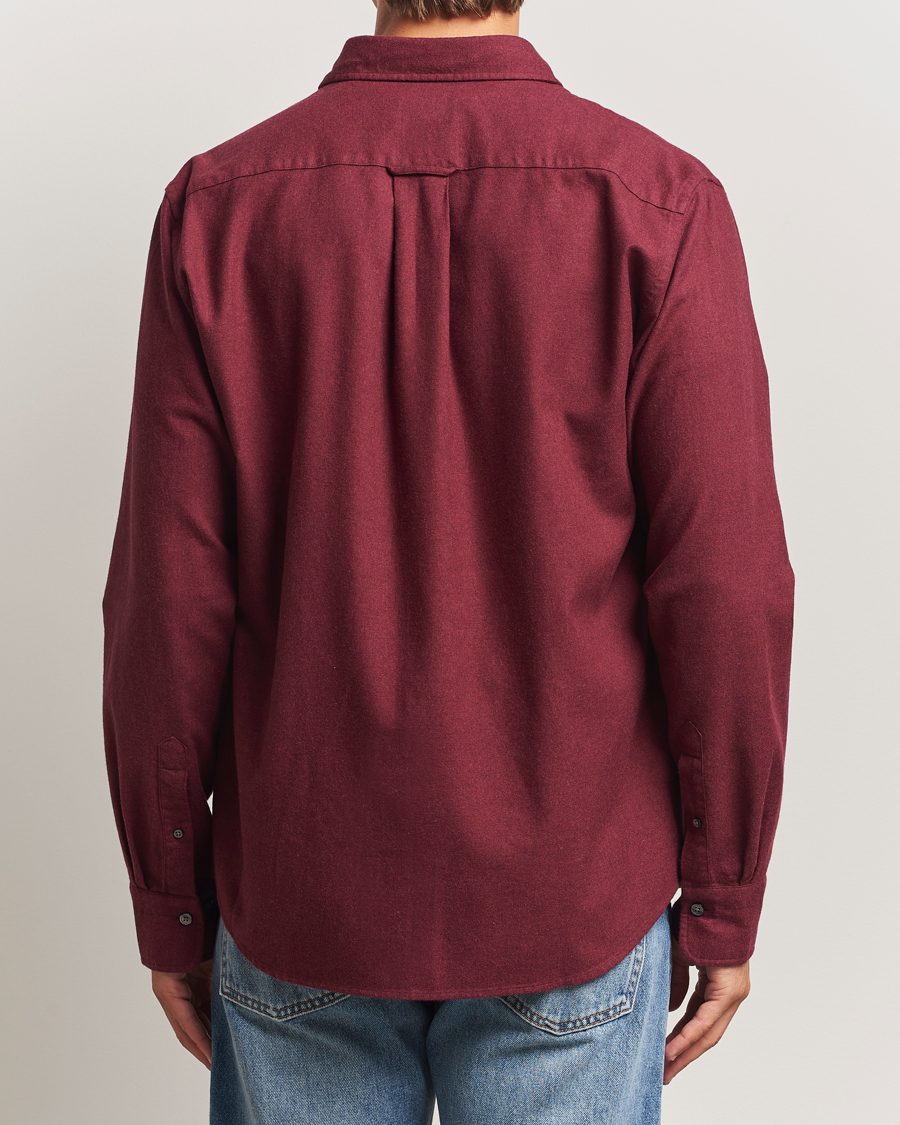 Homme | Chemises | GANT | Regular Fit Flannel Shirt Plumped Red