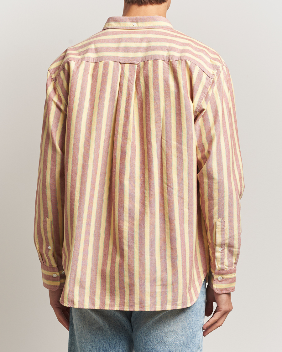 Homme | Chemises | Gant | Relaxed Fit Striped Heritage Oxford Shirt Modern Rust