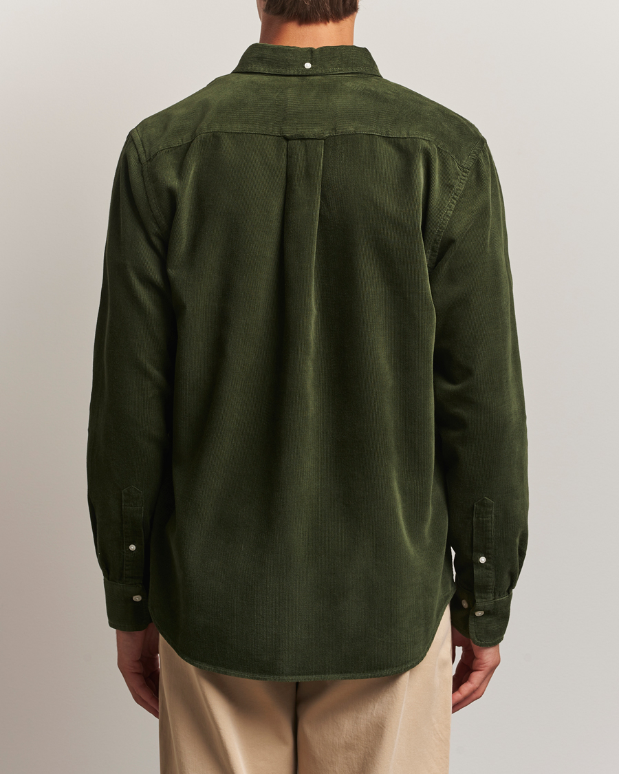 Homme | Chemises | GANT | Regular Fit Corduroy Shirt Country Green