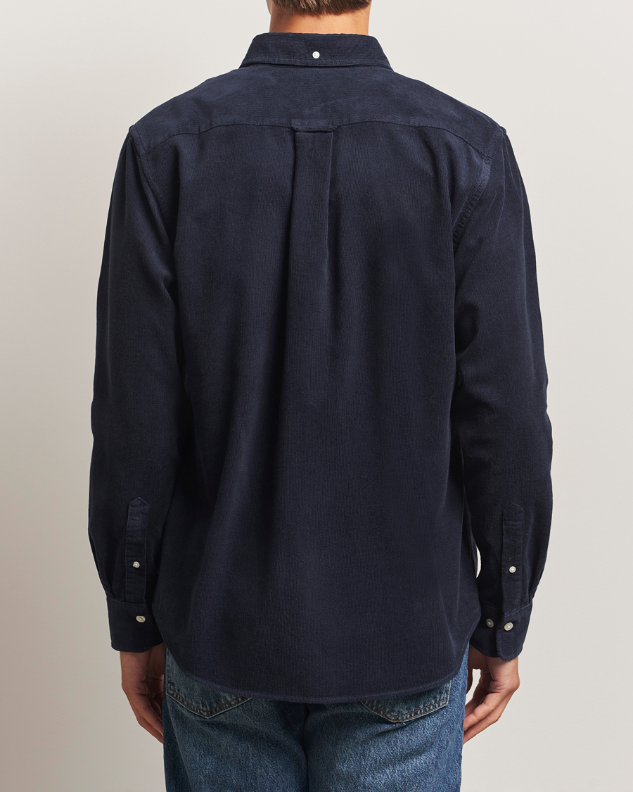 Homme | Chemises | Gant | Regular Fit Corduroy Shirt Evening Blue