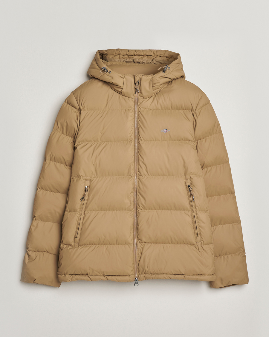 Homme | Manteaux Et Vestes | GANT | The Active Cloud Down Jacket Light Taupe