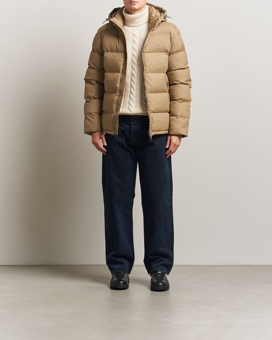 Homme | Manteaux Et Vestes | GANT | The Active Cloud Down Jacket Light Taupe
