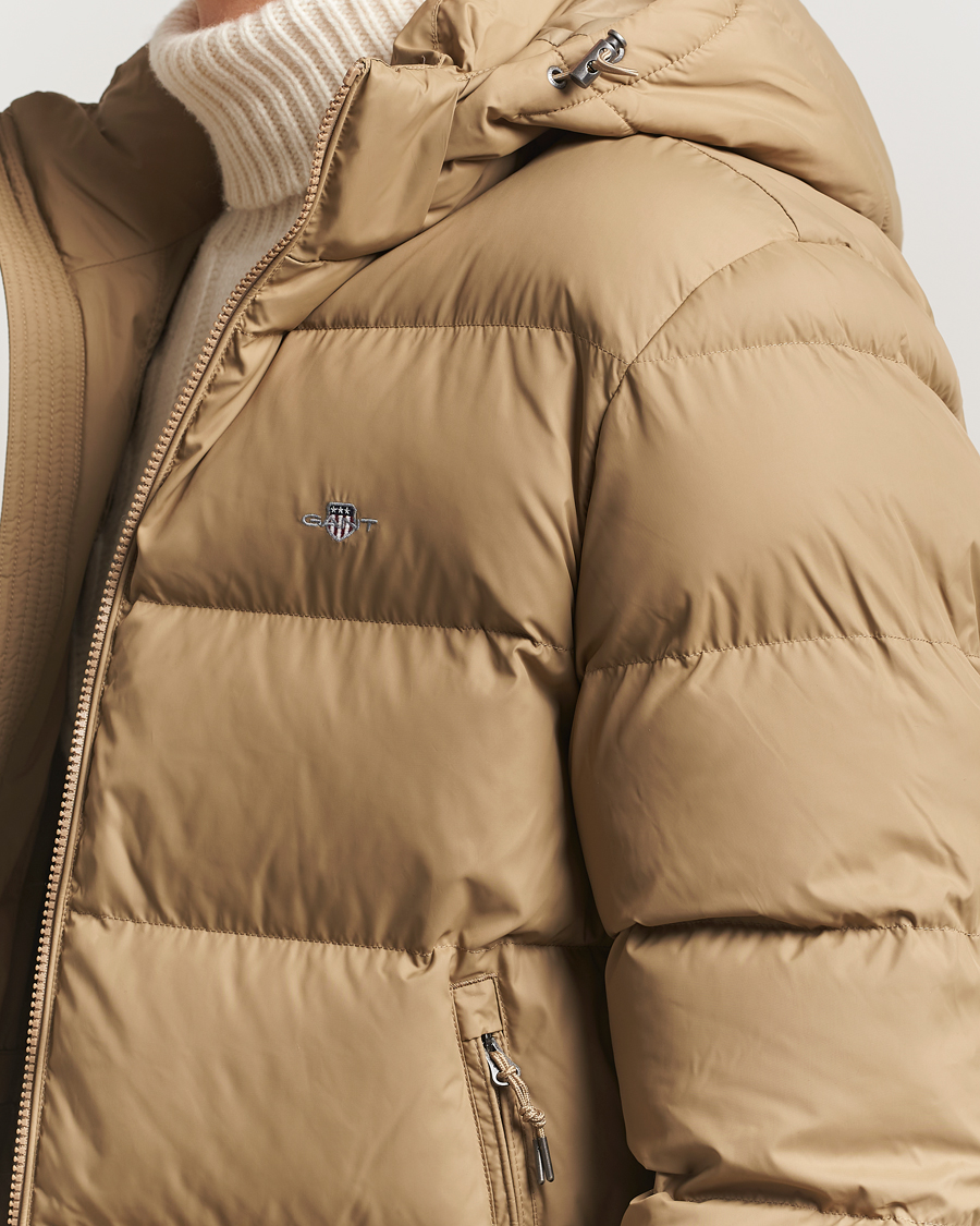 Homme | Manteaux Et Vestes | GANT | The Active Cloud Down Jacket Light Taupe