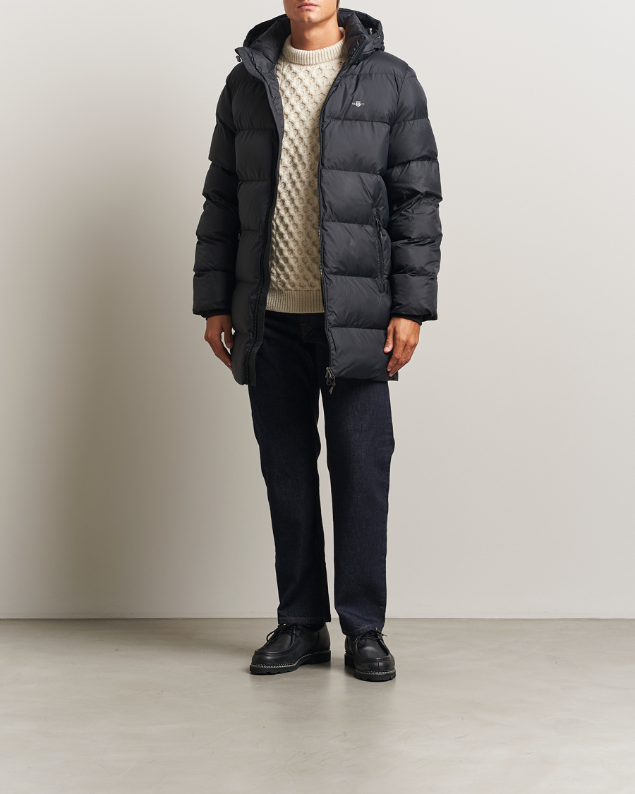 Homme | Manteaux Et Vestes | Gant | The Active Cloud Mid Length Jacket Black