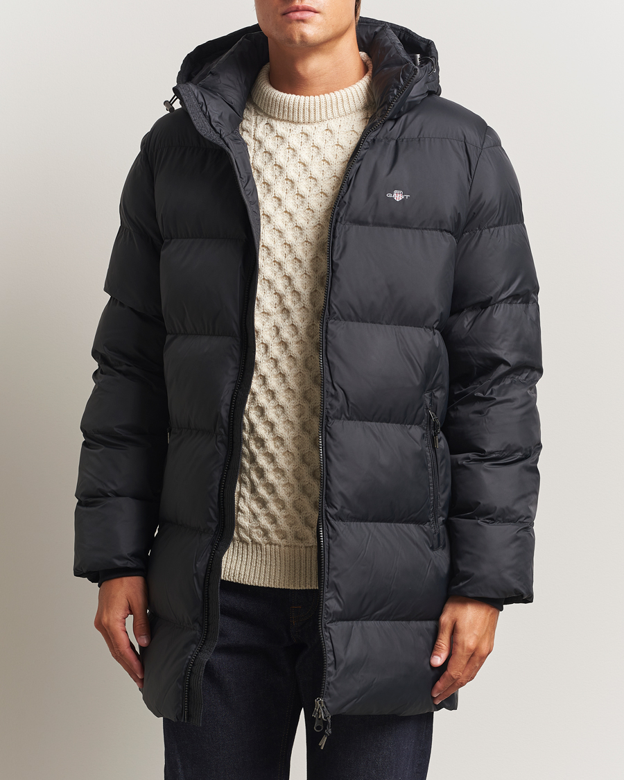 Homme | Manteaux Et Vestes | Gant | The Active Cloud Mid Length Jacket Black