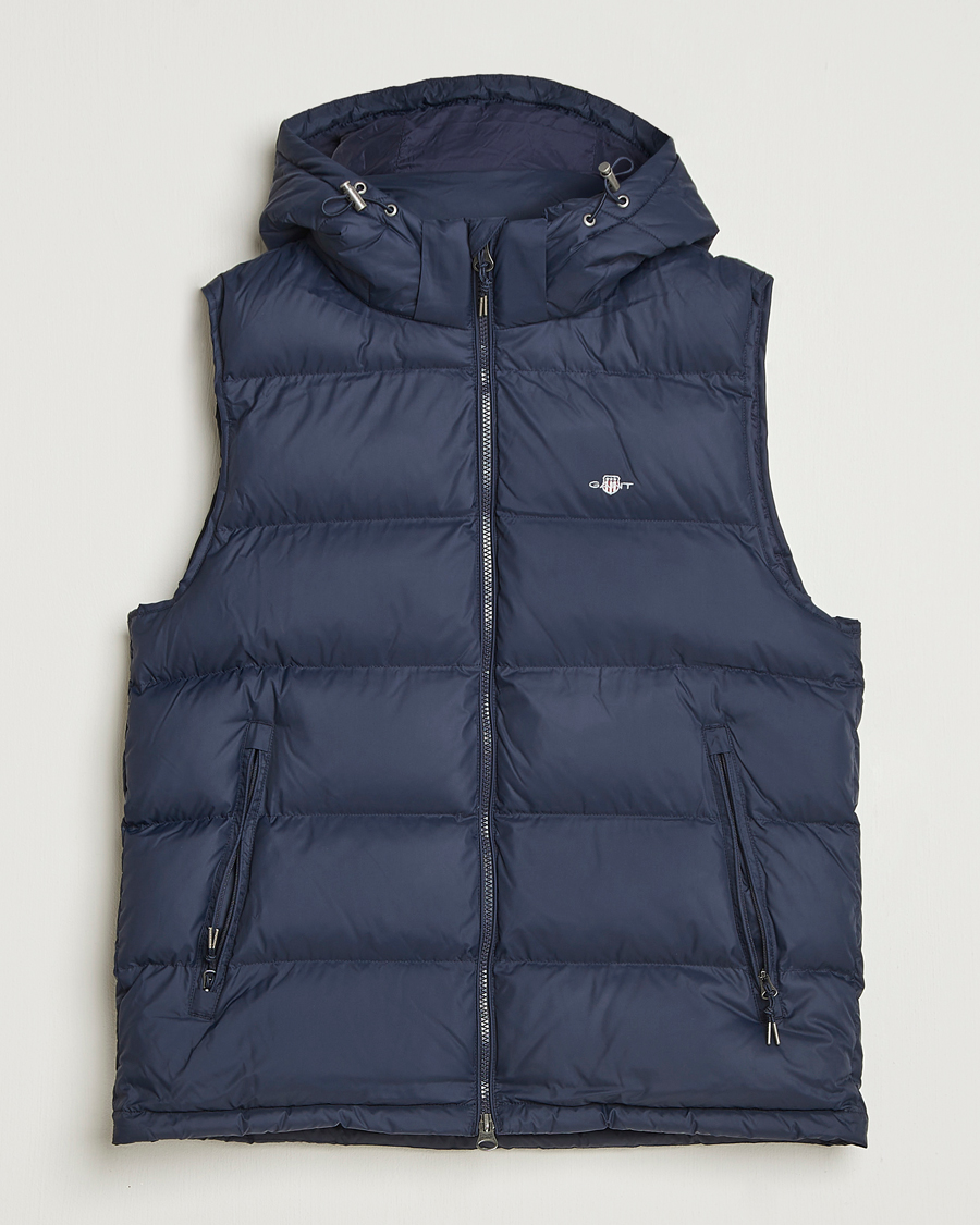 Homme | Gilets | GANT | The Active Cloud Vest Evening Blue