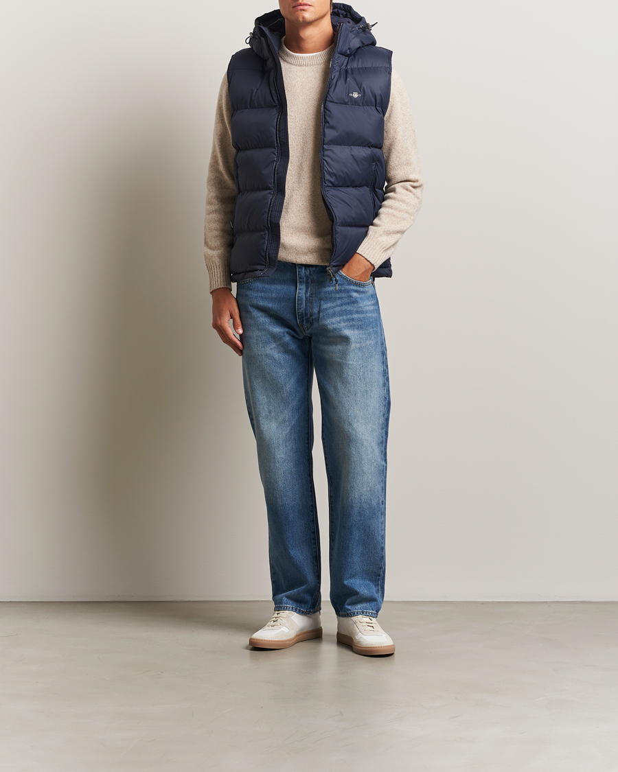 Homme | Gilets | GANT | The Active Cloud Vest Evening Blue