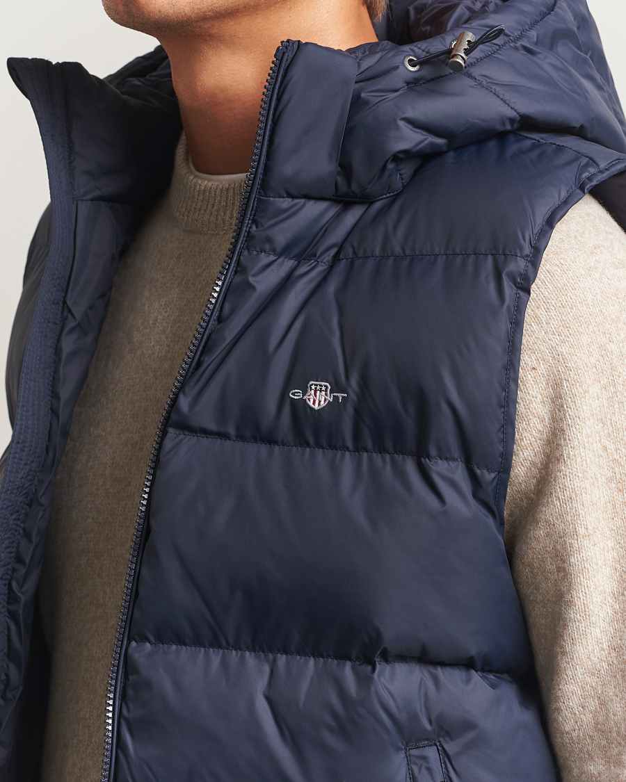 Homme | Gilets | GANT | The Active Cloud Vest Evening Blue