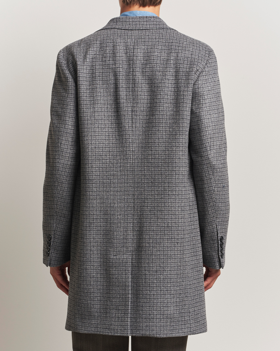 Homme | Manteaux Et Vestes | Gant | Classic Wool Houndstooth Coat Black