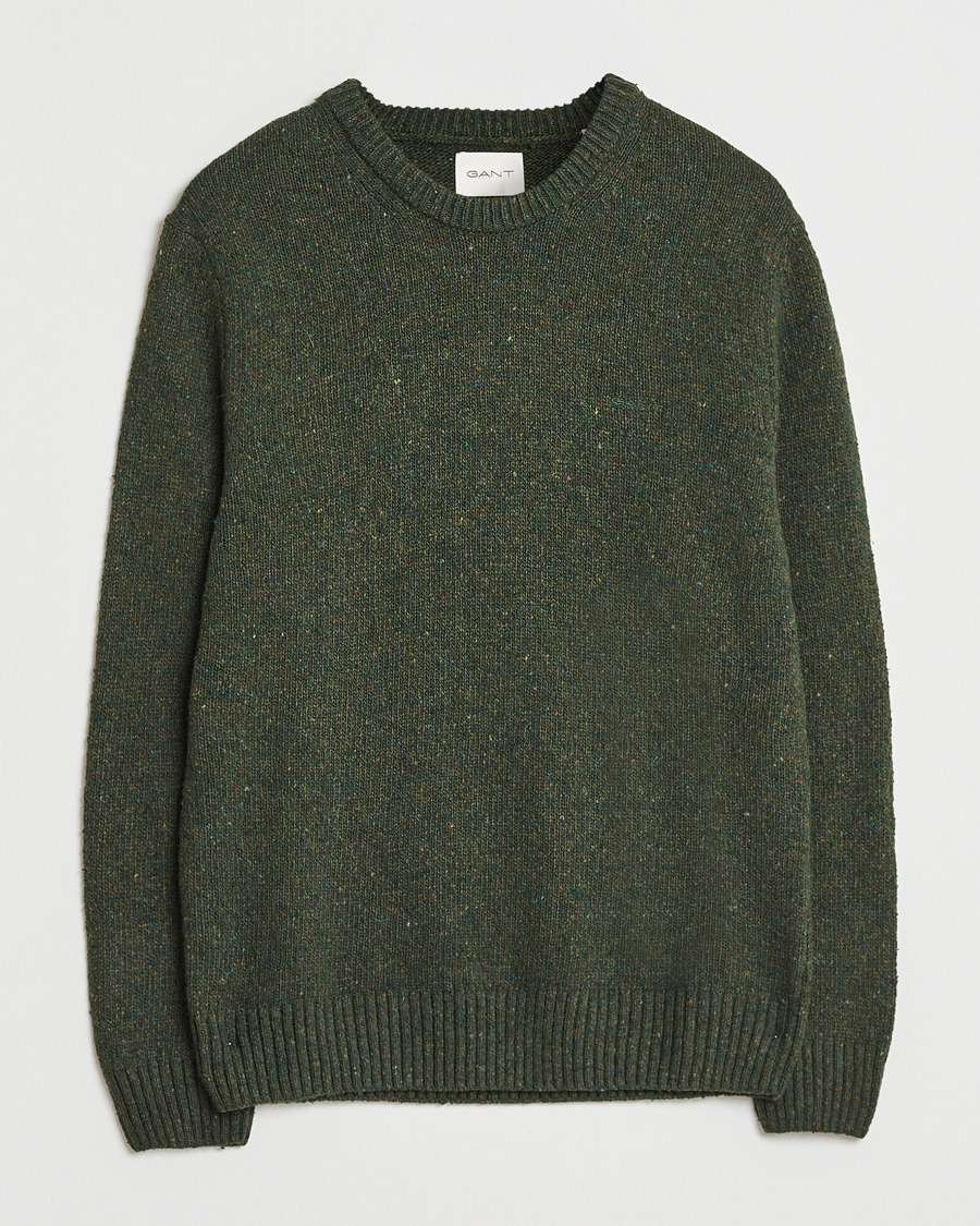 Homme | Pulls Et Tricots | GANT | Neps Wool Crew Neck Country Green