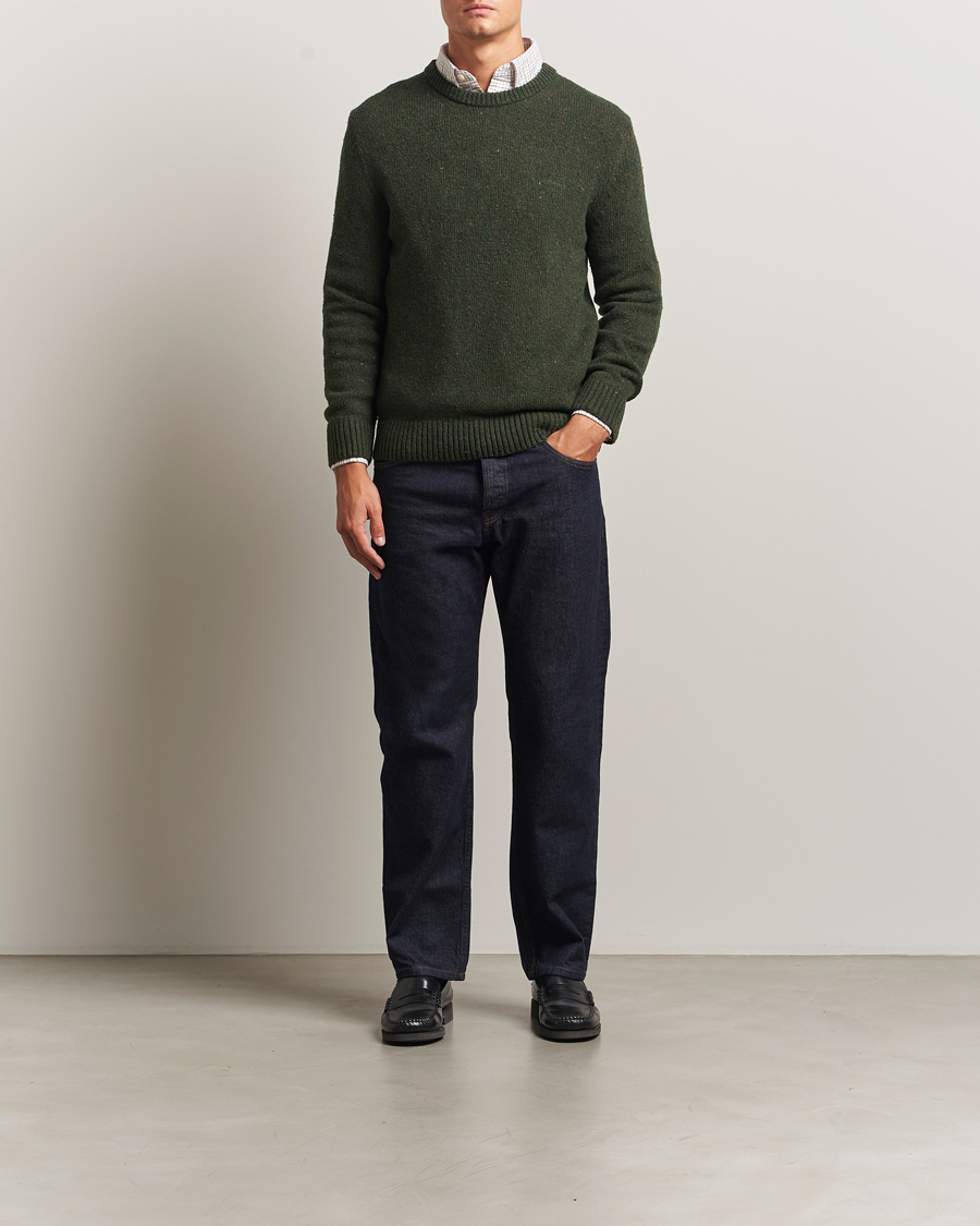 Homme | Pulls Et Tricots | GANT | Neps Wool Crew Neck Country Green