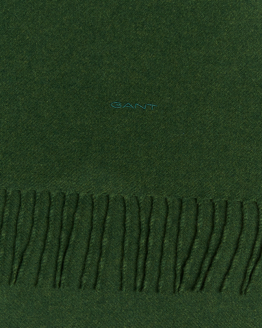Homme | GANT Wool Scarf Country Green | GANT | Wool Scarf Country Green