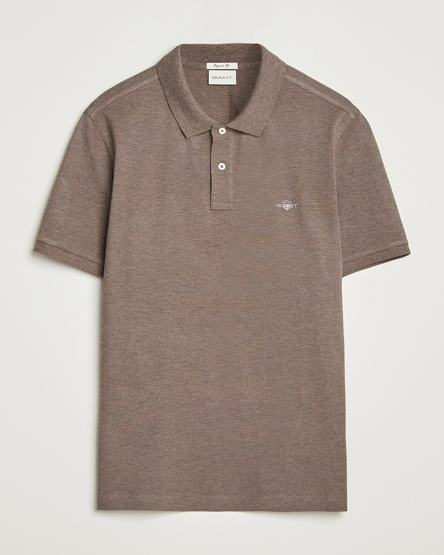 Homme | Polos | GANT | The Original Polo Seawood Melange