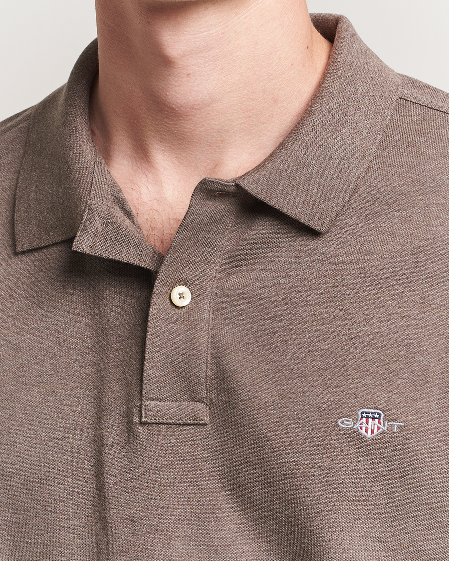 Homme | Polos | GANT | The Original Polo Seawood Melange