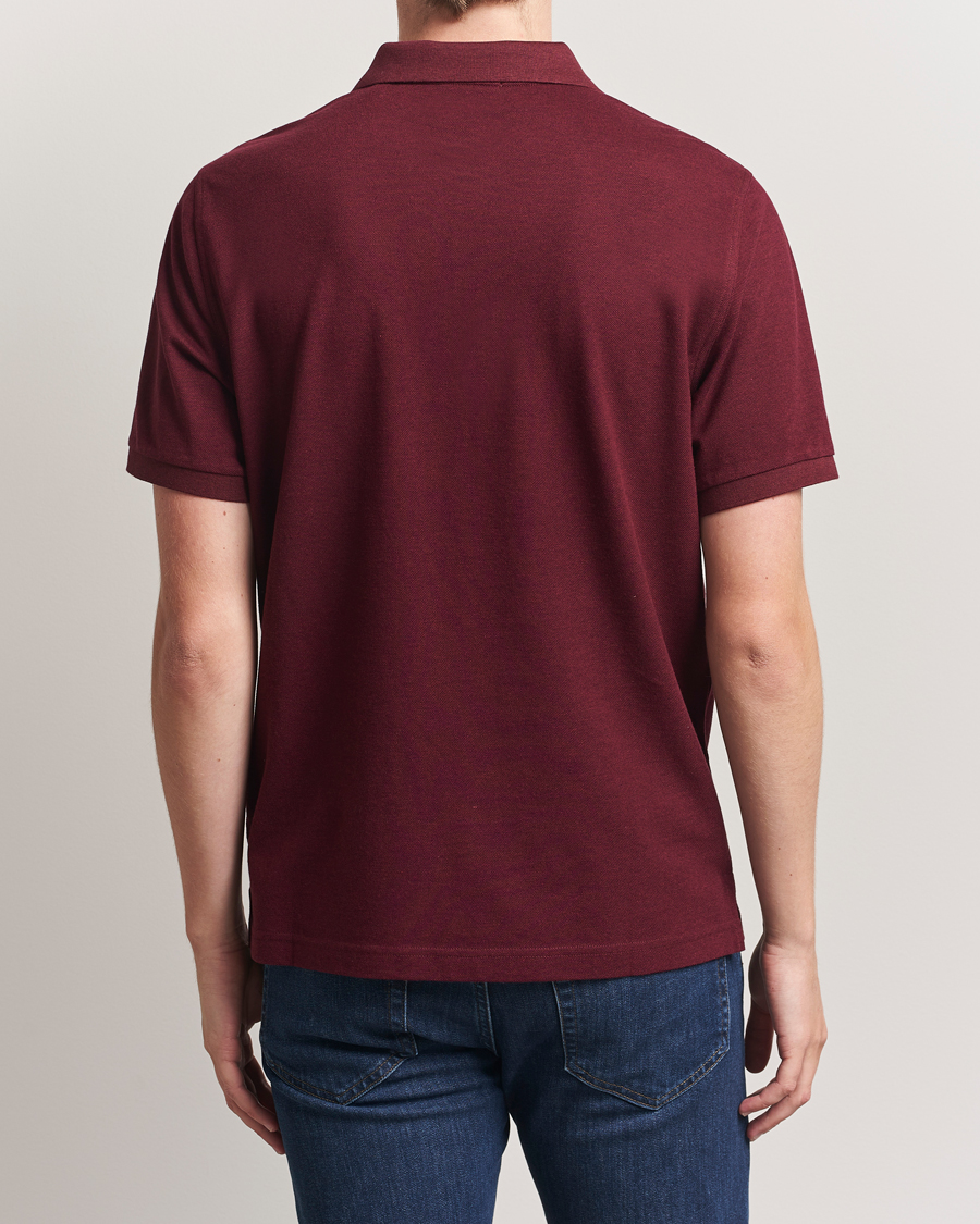 Homme | Polos | GANT | The Original Polo Bordeaux Melange