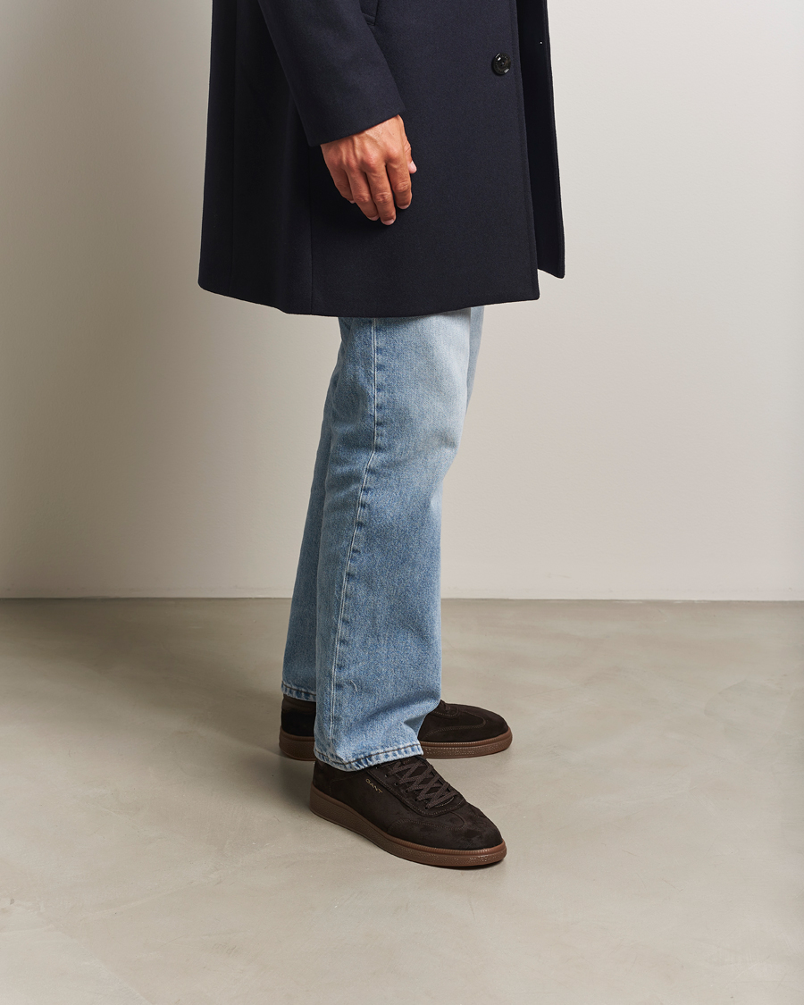 Homme | GANT Cuzmo Suede Sneaker Dark Brown | GANT | Cuzmo Suede Sneaker Dark Brown