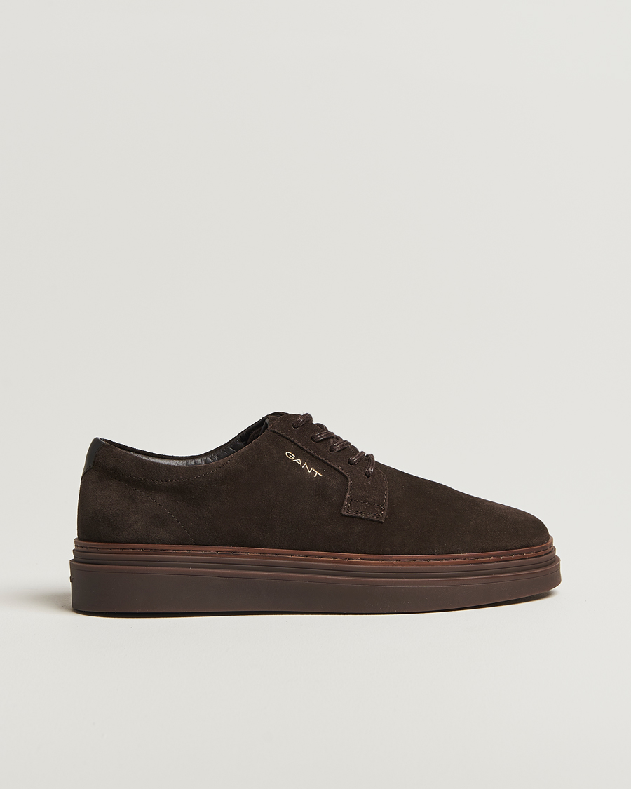 Homme | GANT Kinzoon Suede Derby Sneaker Espresso Brown | GANT | Kinzoon Suede Derby Sneaker Espresso Brown